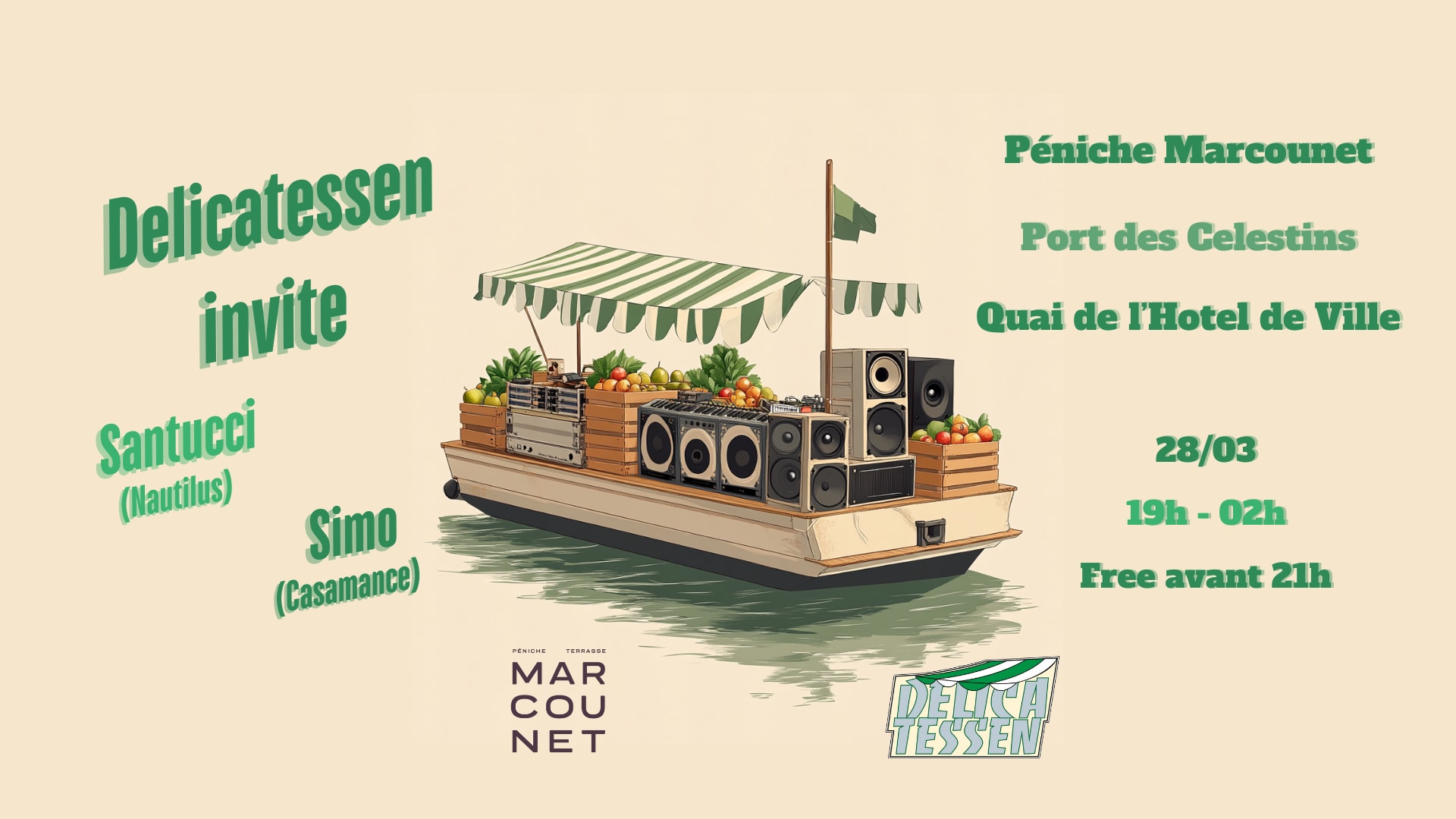 Delicatessen Invite Simo & Santucci Cover