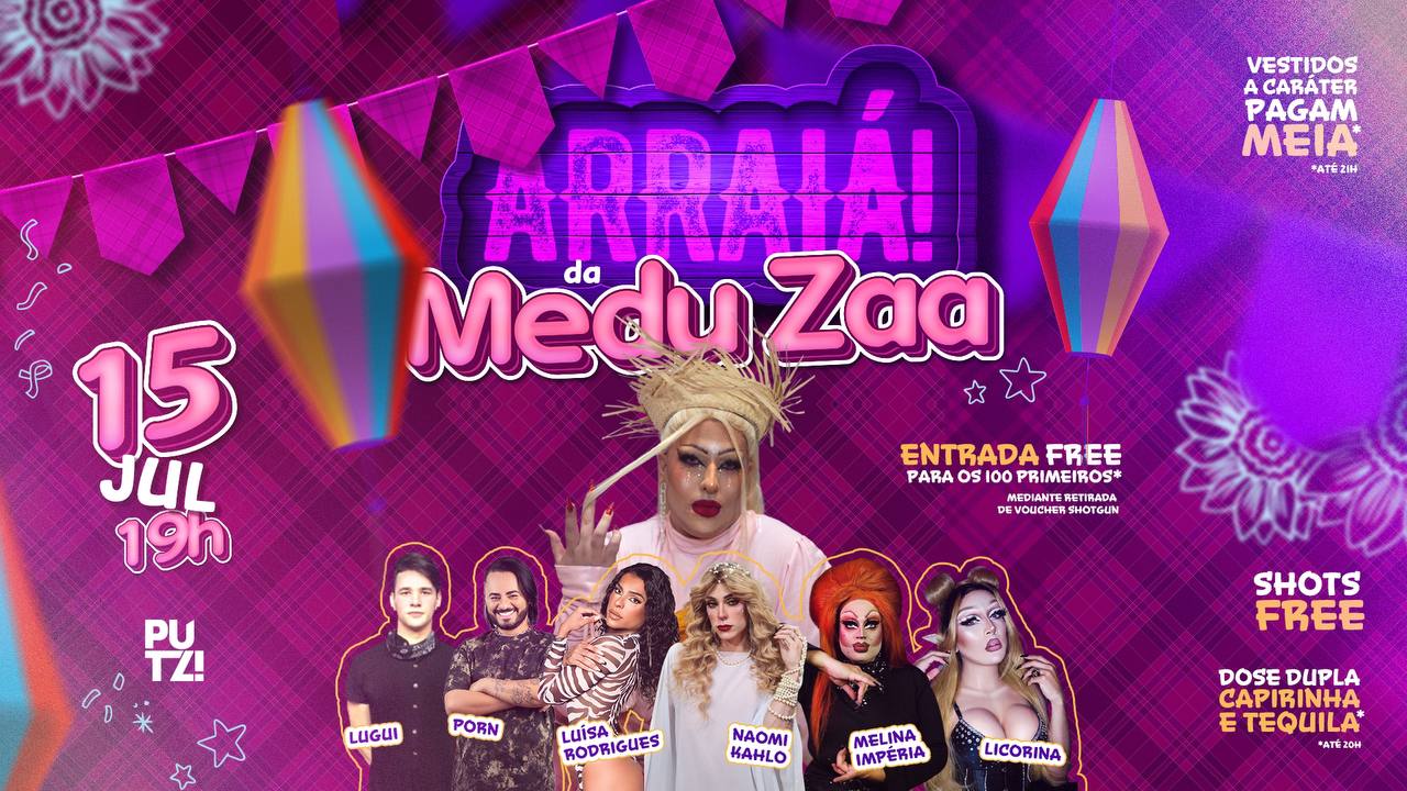 Arraiá Da Medu Zaa Na Putz! Cover