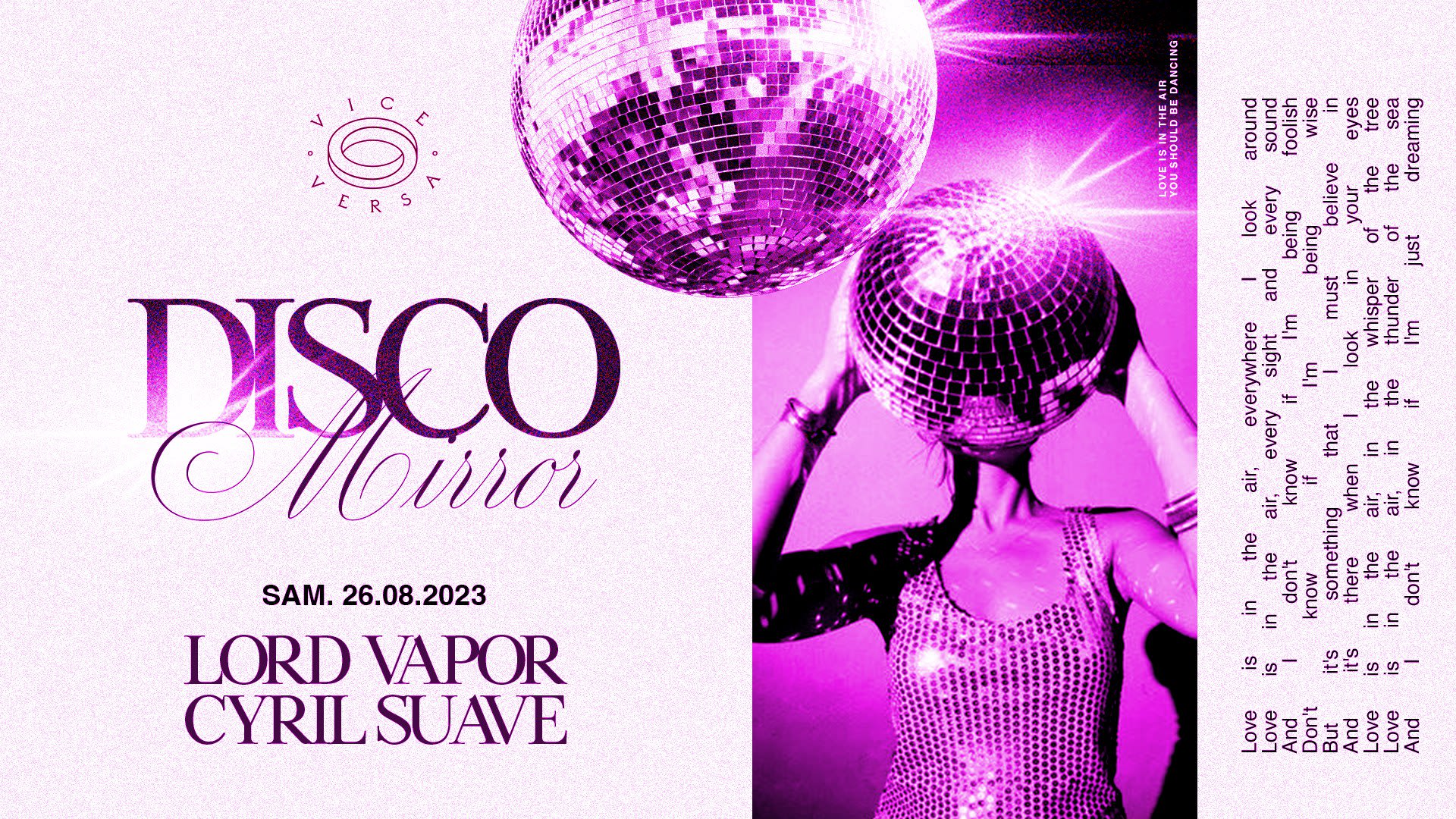 Disco Mirror : Lord Vapor & Cyril Suave Cover