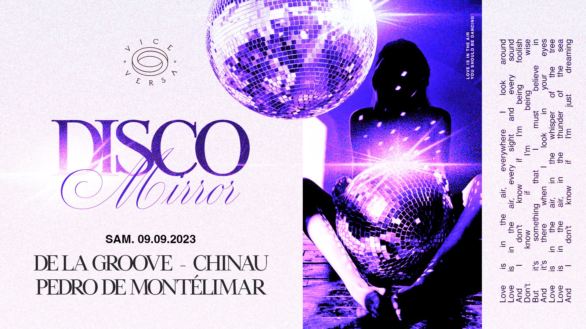 Disco Mirror : Dela Groove - Chinau - Pedro De Montélimar Cover