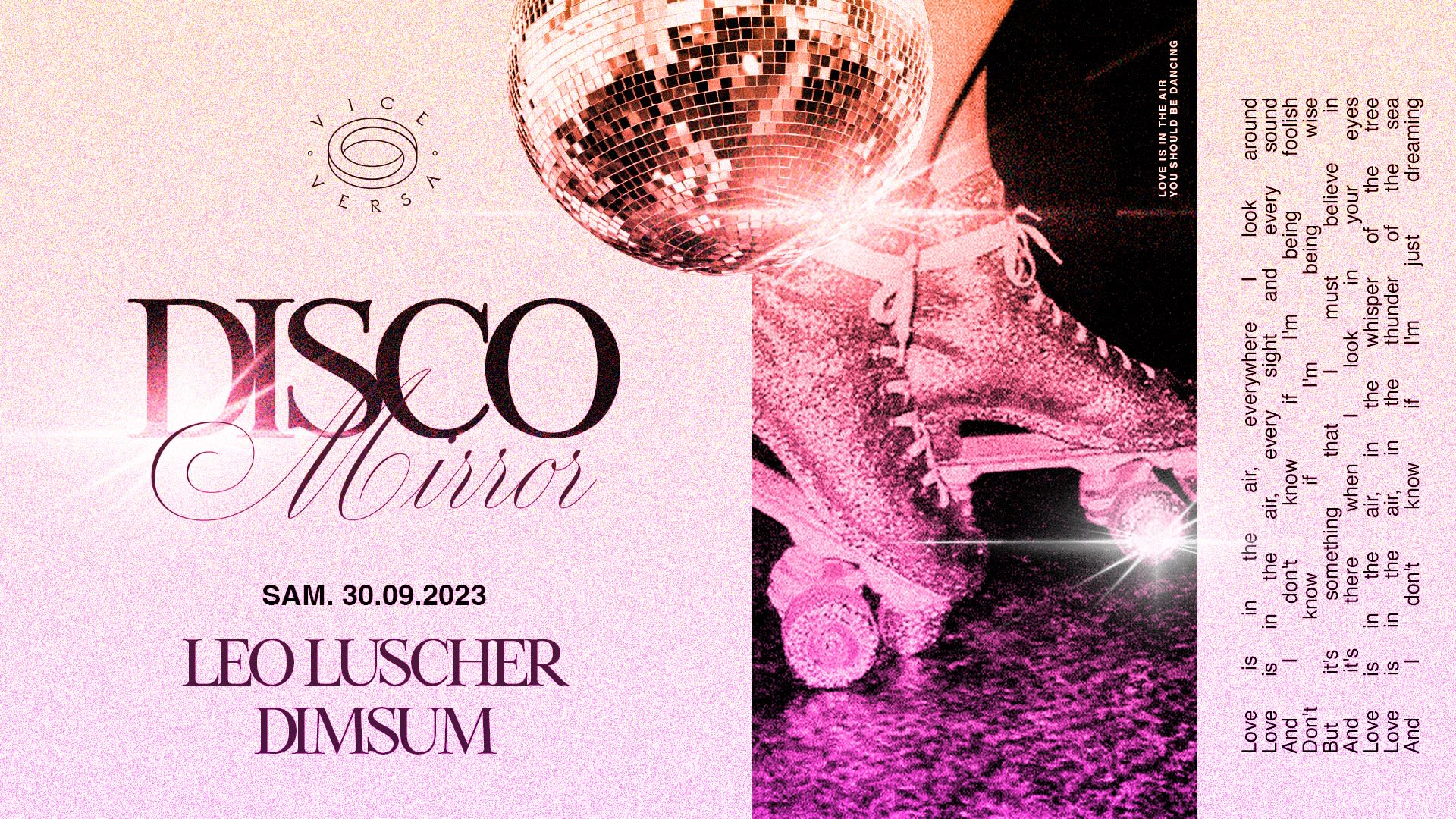 Disco Mirror : Leo Luscher & Dimsum Cover
