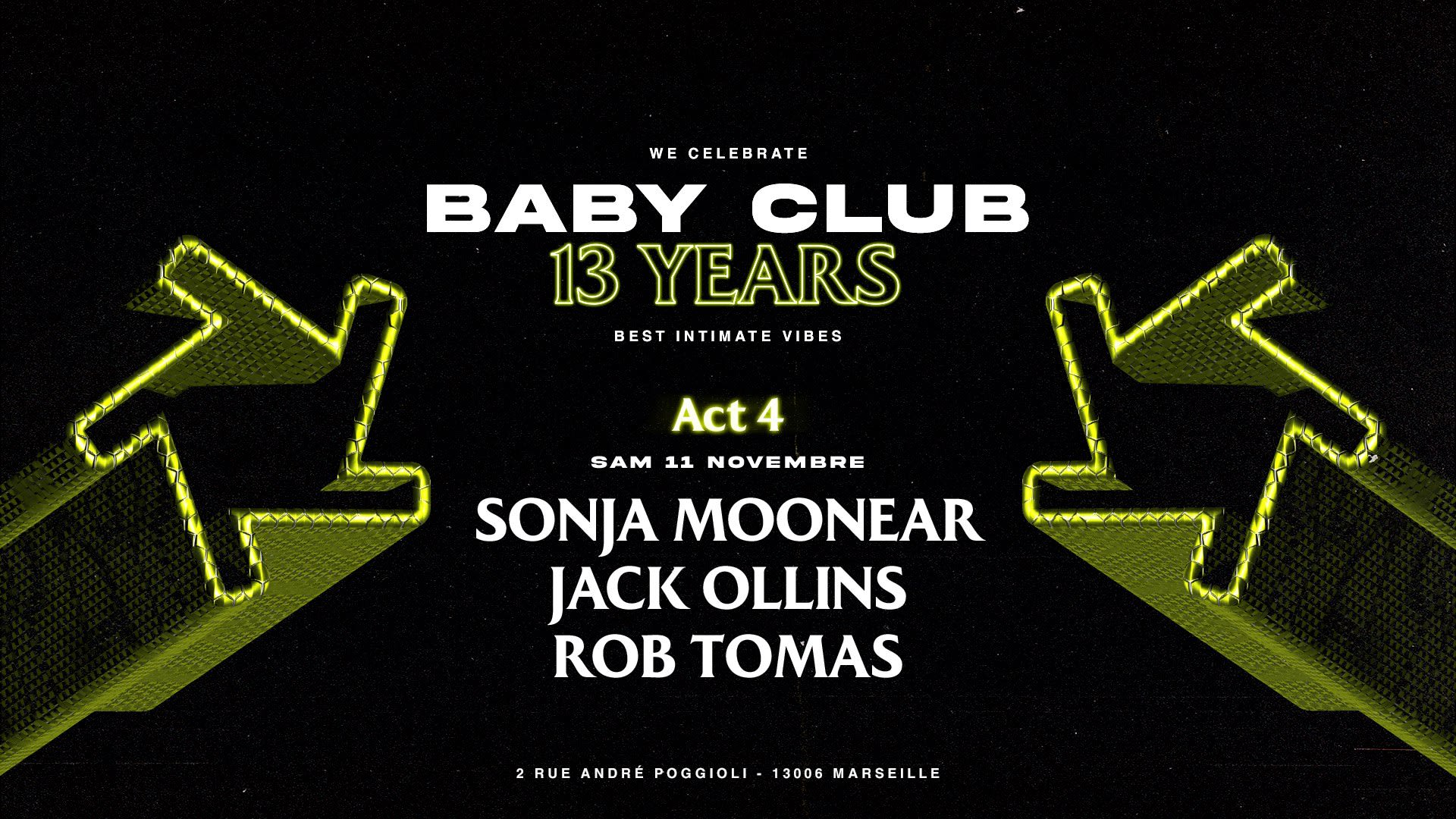 Birthday Act 4 :  Sonja Moonear + Jack Ollins + Rob Tomas Cover