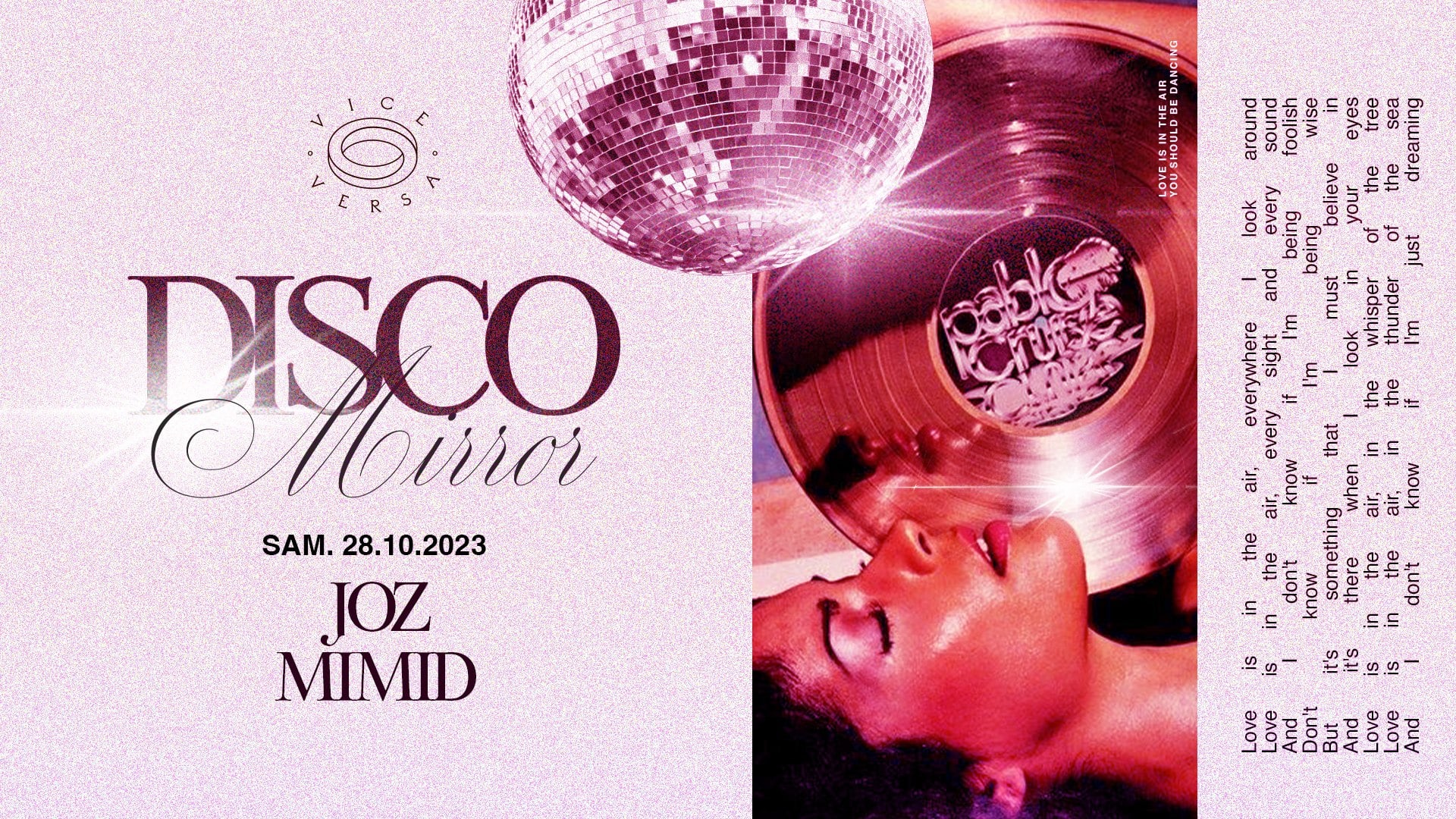 Disco Mirror : Joz & Mimid Cover