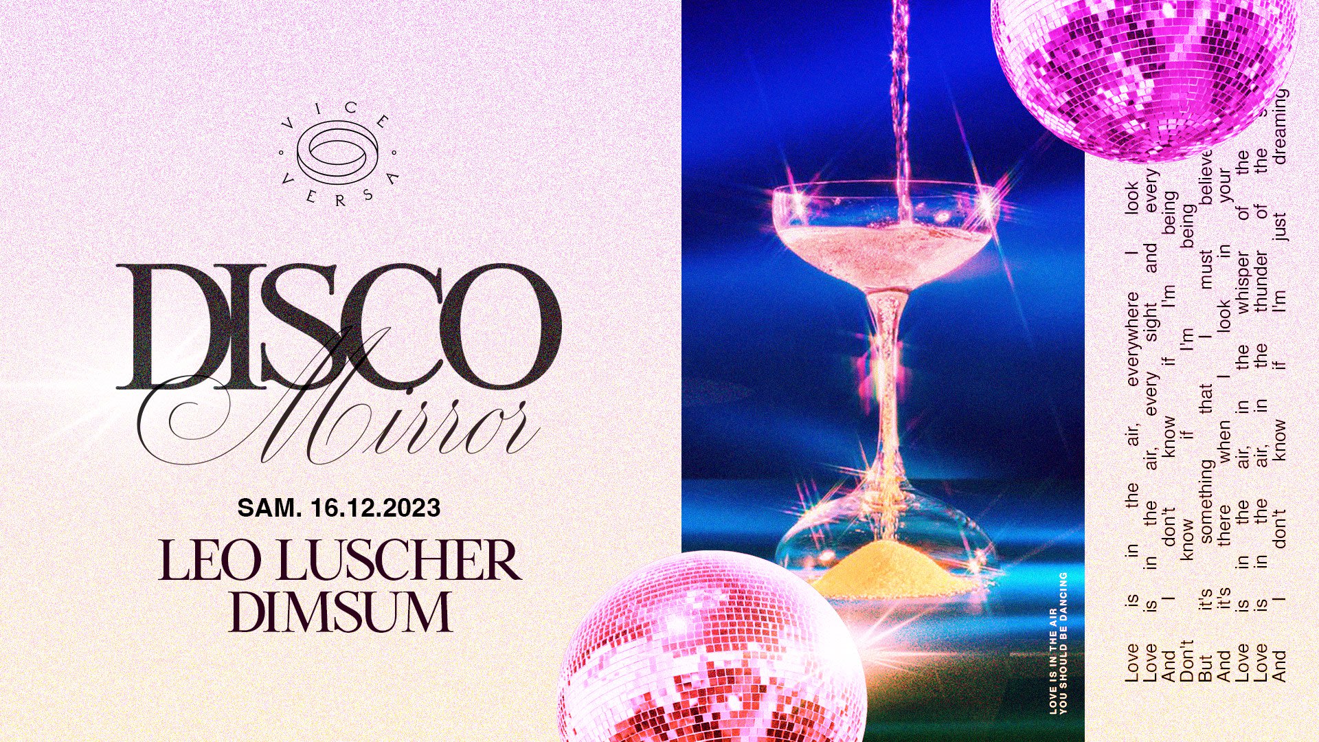 Disco Mirror : Léo Luscher & Dimsum 16.12 Cover