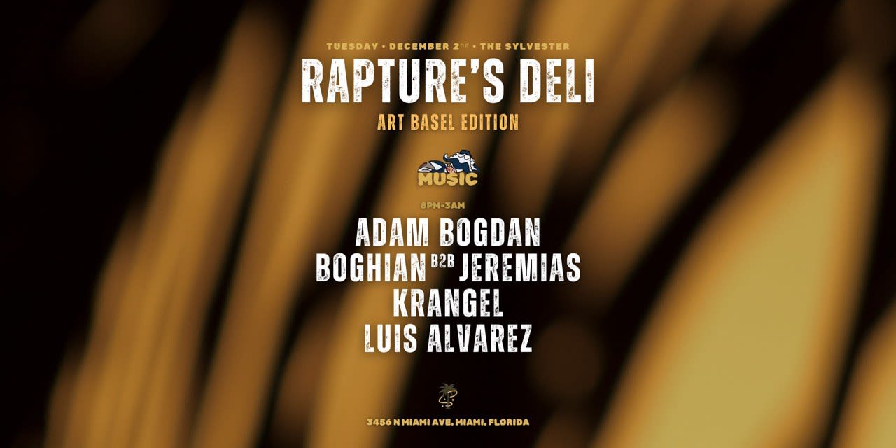 Rapture's Deli - Art Basel Edition Cover
