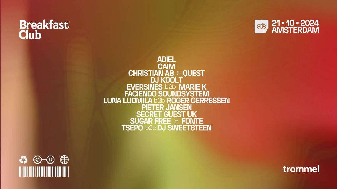 Breakfast Club & Trommel: Blue Monday (Ade) Cover