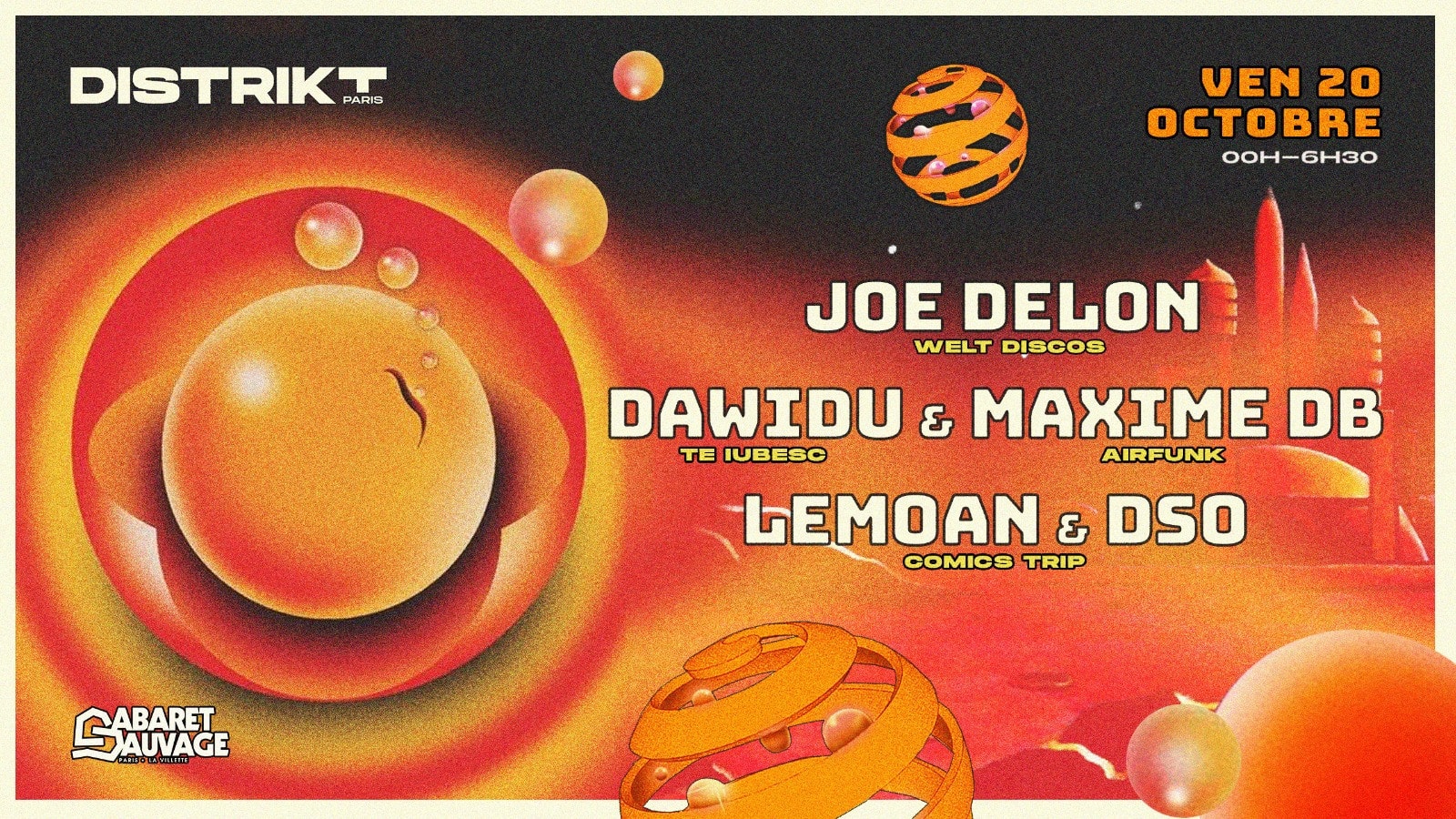 Distrikt Paris W/Joe Delon, Dawidu & Maxime Db, Lemoan & Dso Cover