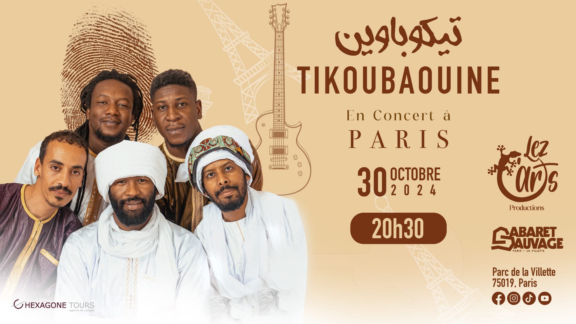 Tikoubaouine Au Cabaret Sauvage Cover