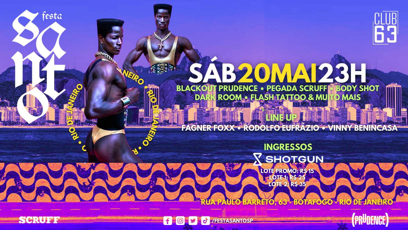 Festa Santo @ Club 63 - Rio De Janeiro Cover