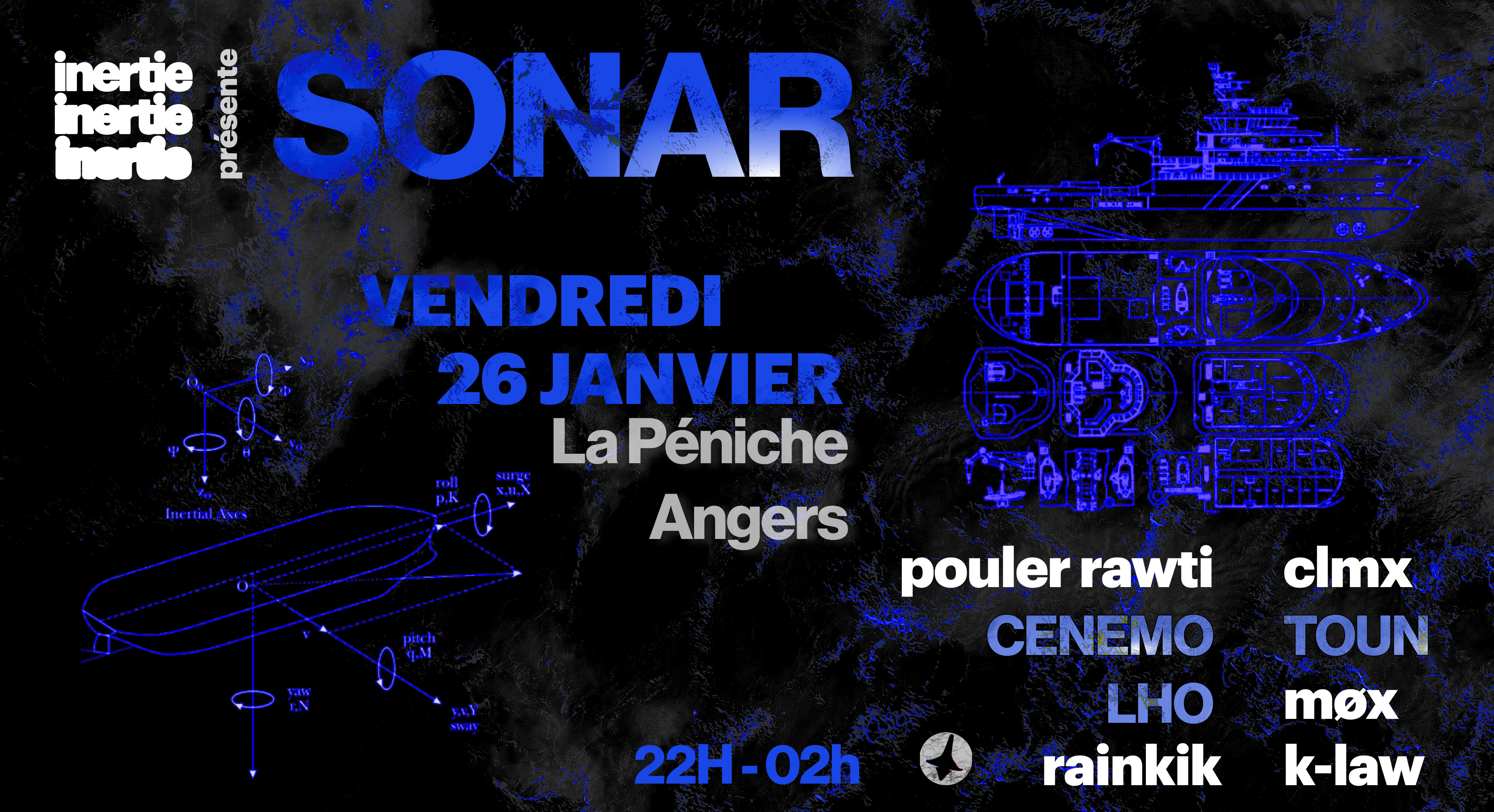 [Sold Out] Sonar - Inertie - La Péniche Cover