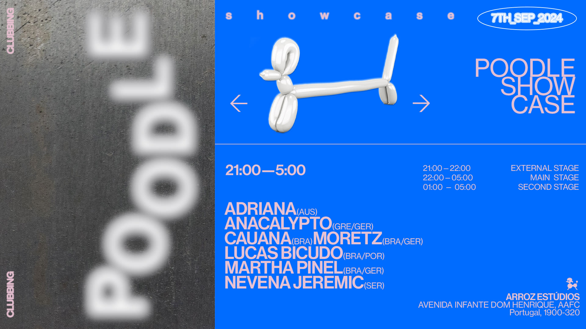 Poodle Party #01 At Arroz Estúdios Cover