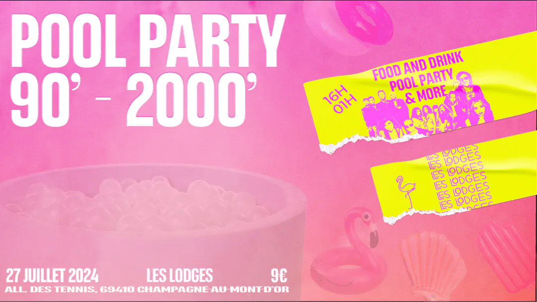 Pool Party 90'/2000' - Les Lodges Cover