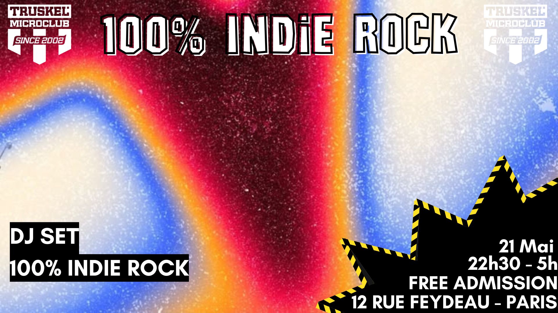 Dj Set - 100% Indie Rock - Truskel Cover