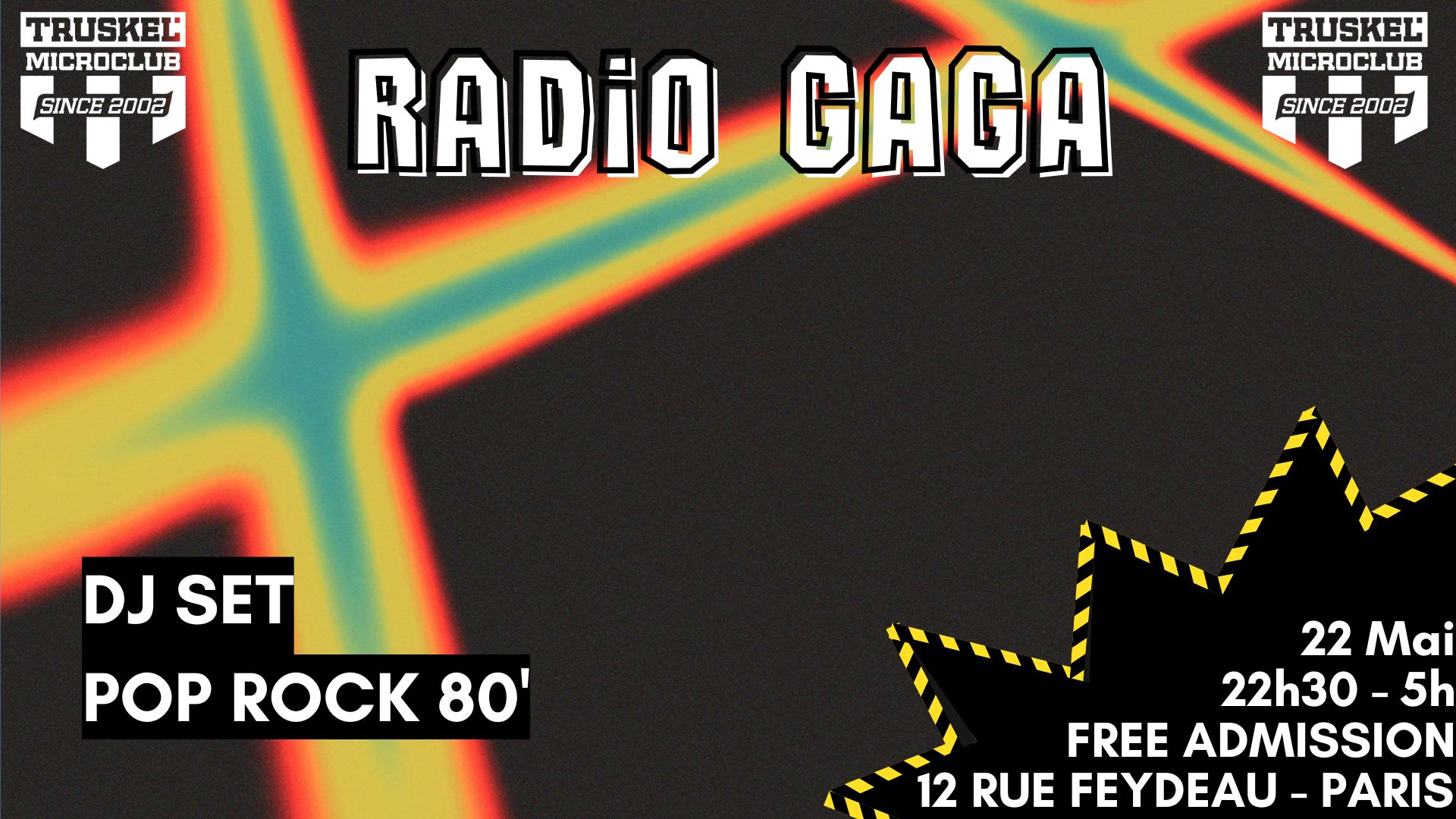 Dj Set - Pop Rock 80' - Truskel Cover