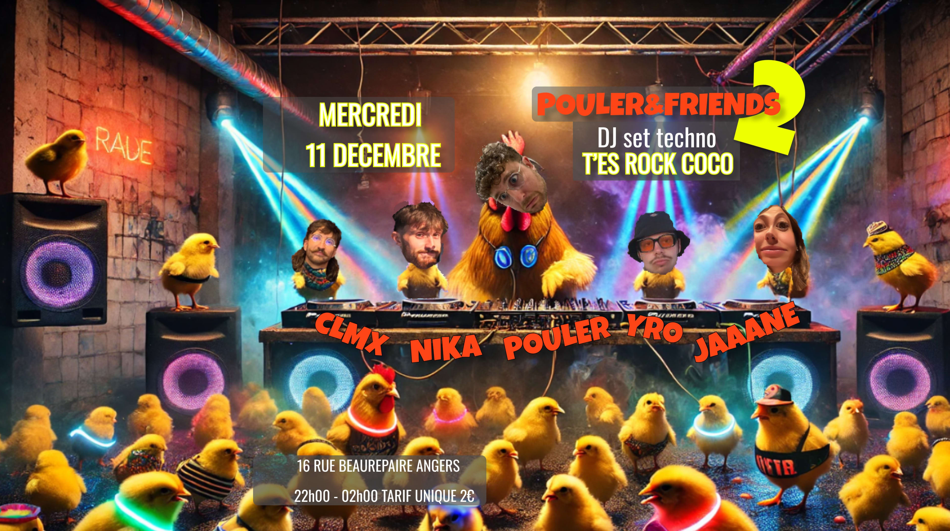 Pouler&Friends2 - T'es Rock Coco Cover
