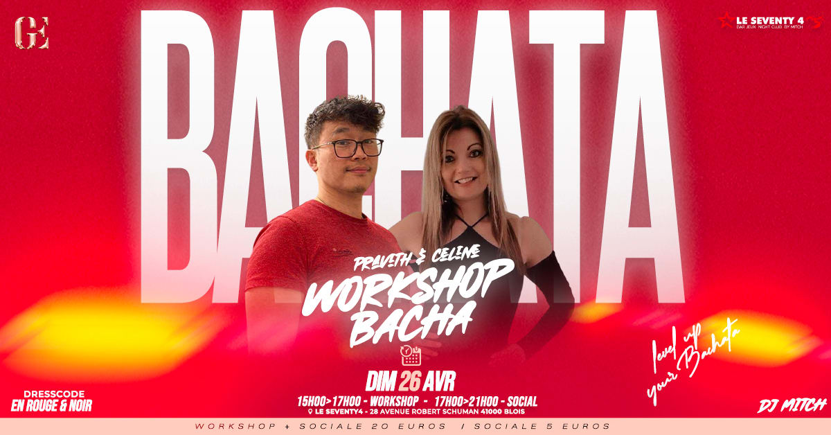 Workshop Bachata Blois / Pravith & Celine Cover