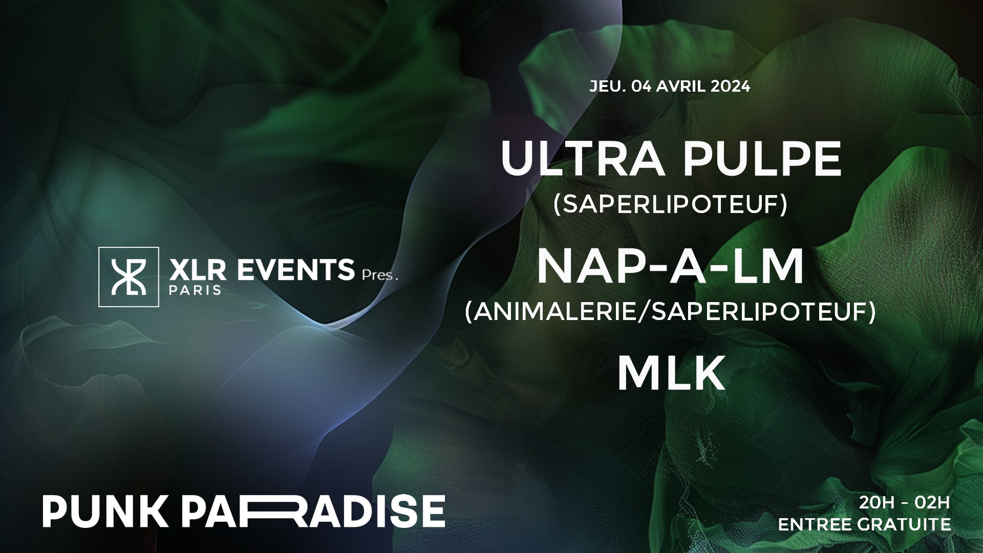 Melodic Techno Night With Xlr Events @ Punk Paradise Cover