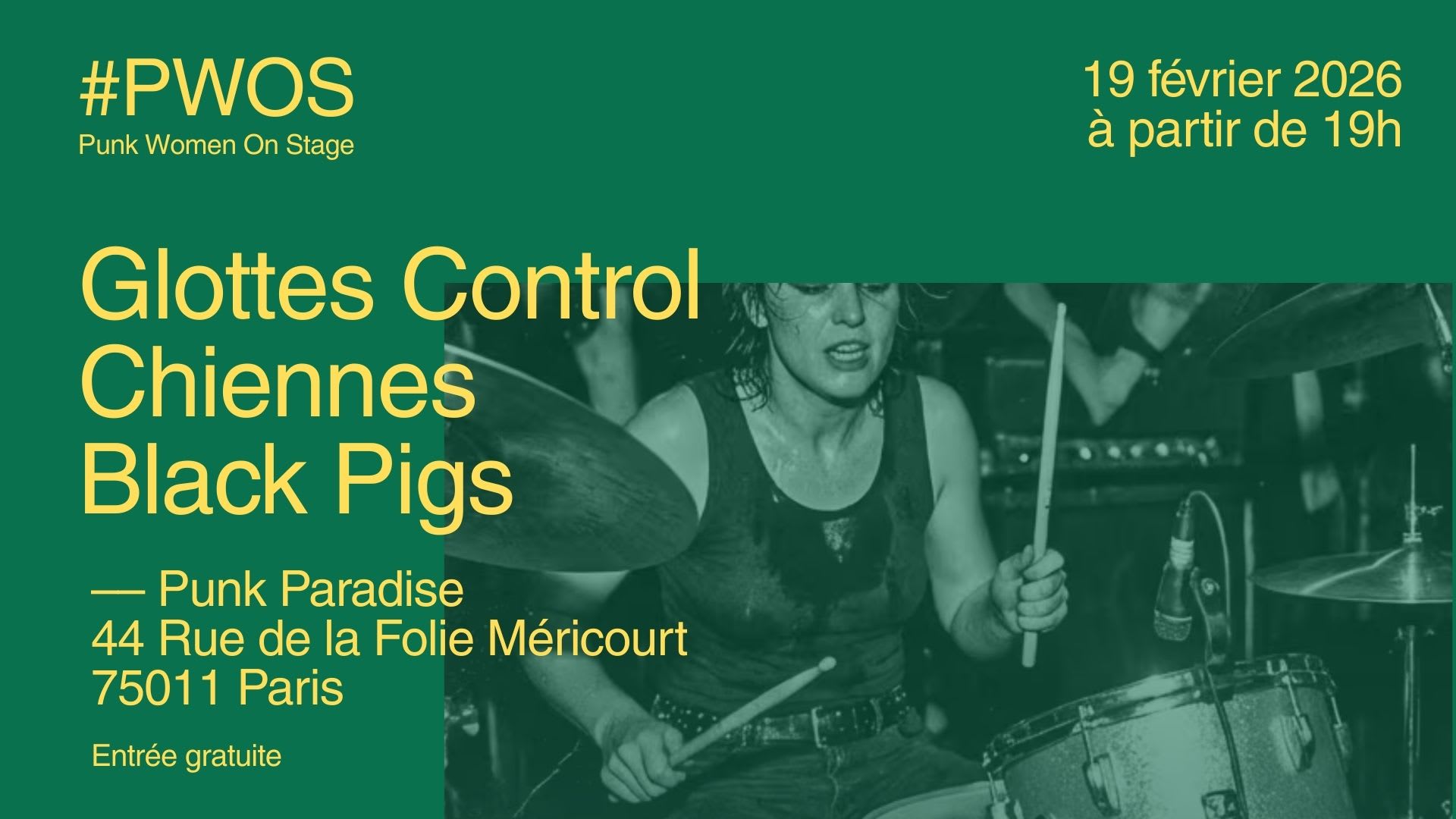 Punk Women On Stage (Black Pigs  X Griottes Gore X Chiennes) Cover