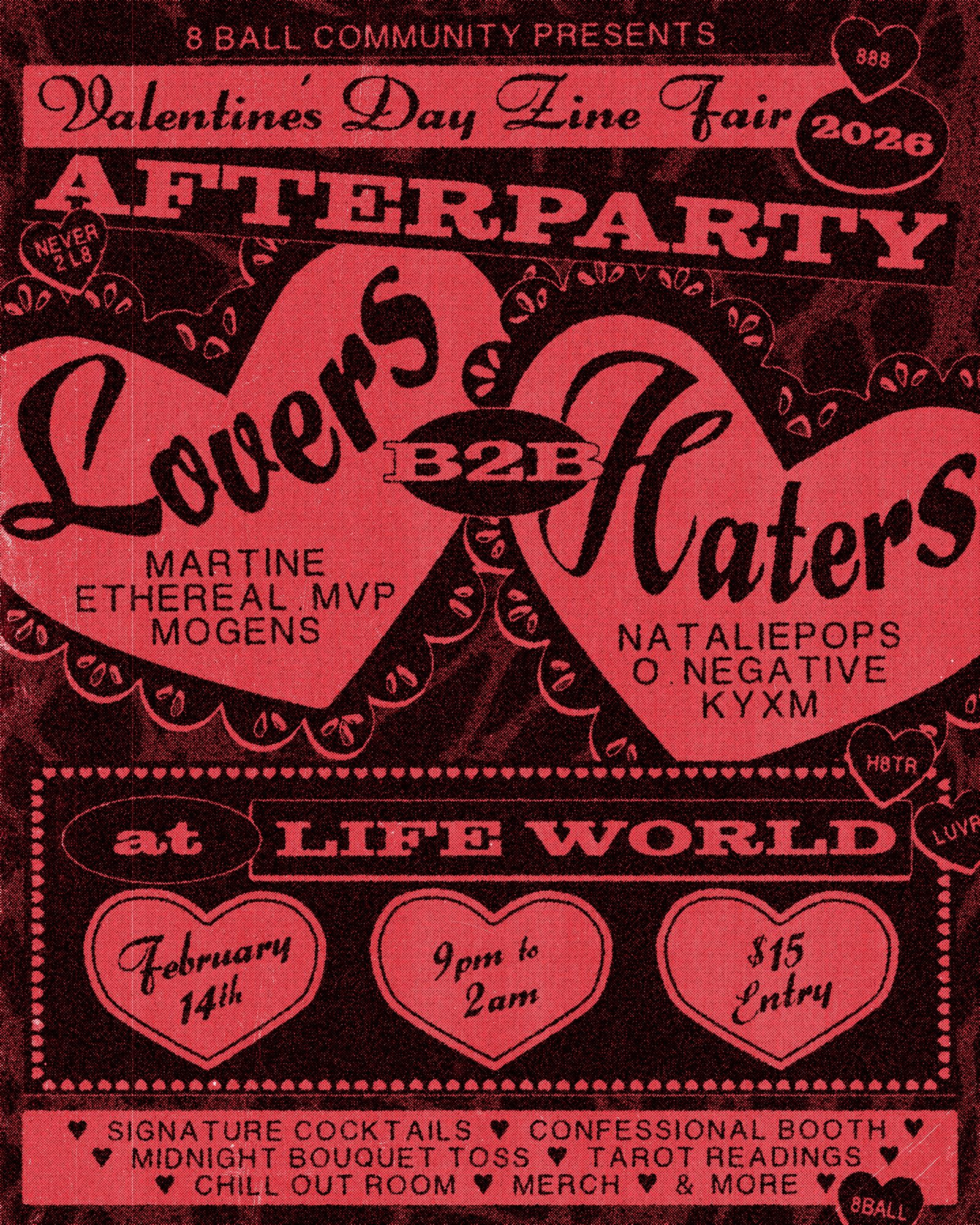 8-Ball Valentines Day Afterparty Cover
