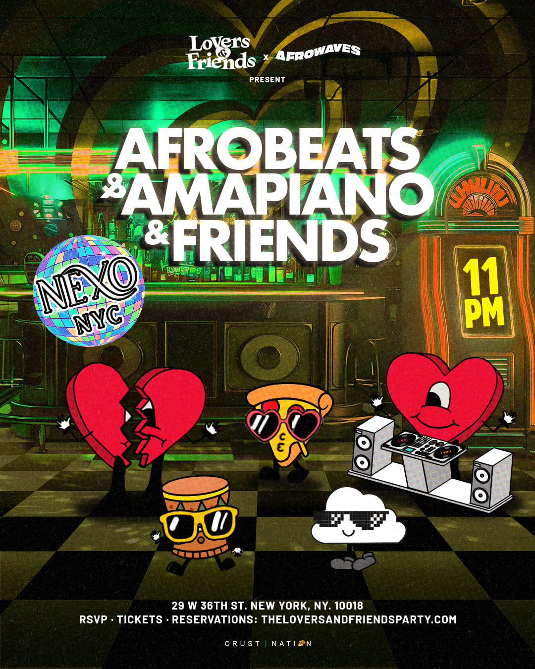 Afrobeats & Amapiano: Afrowaves Party Nyc Cover