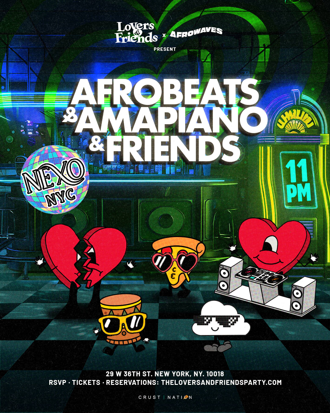 Afrobeats & Amapiano: Afrowaves Party Nyc Cover