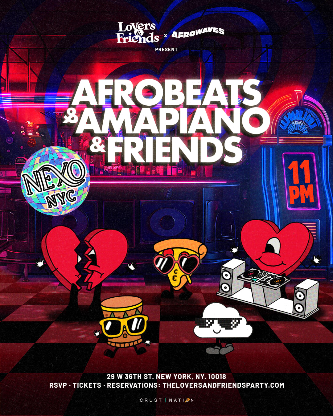 Afrobeats & Amapiano: Afrowaves Party Nyc Cover