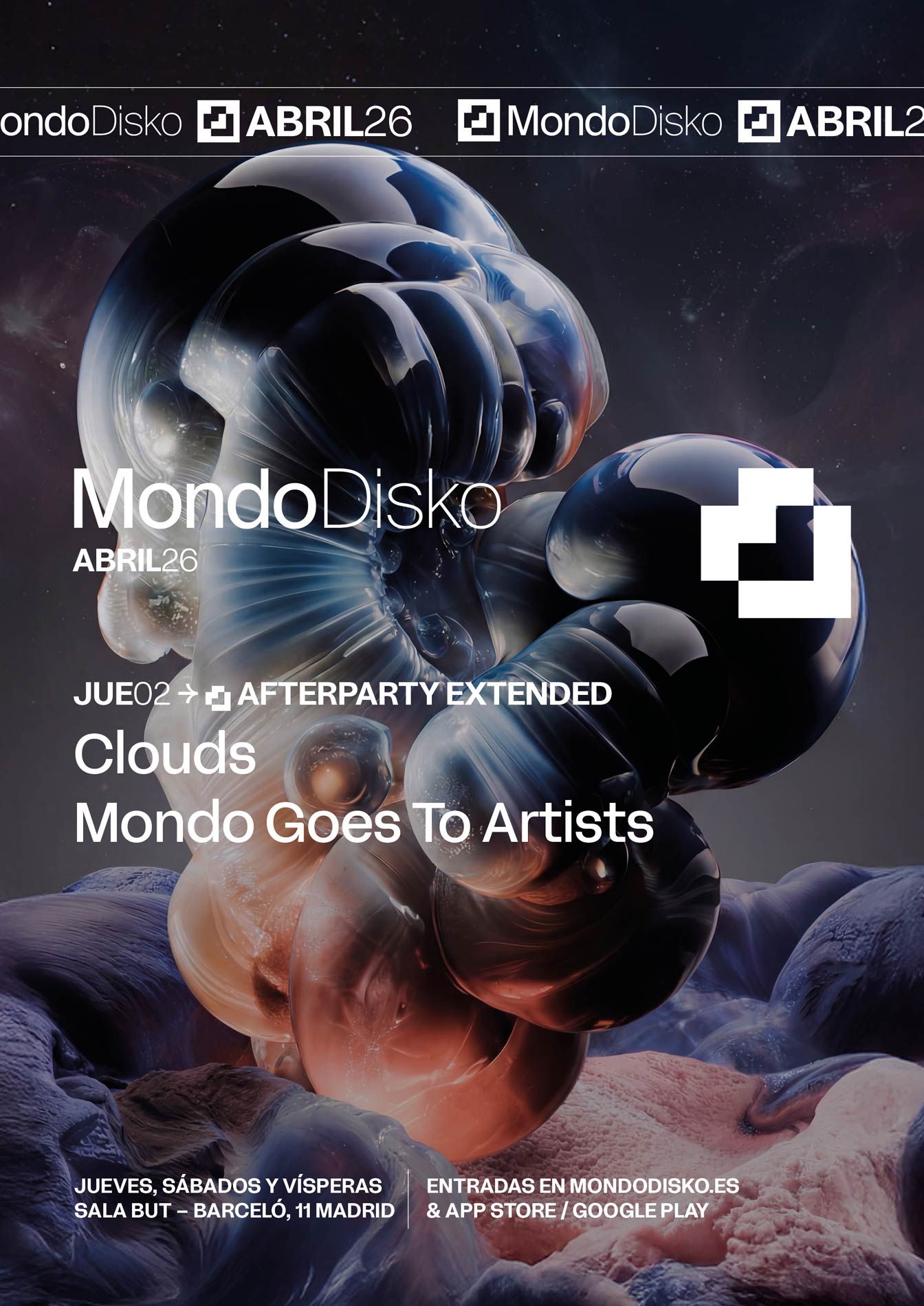 Afterparty Extended: Clouds / Mondo Goes To Artists Cover