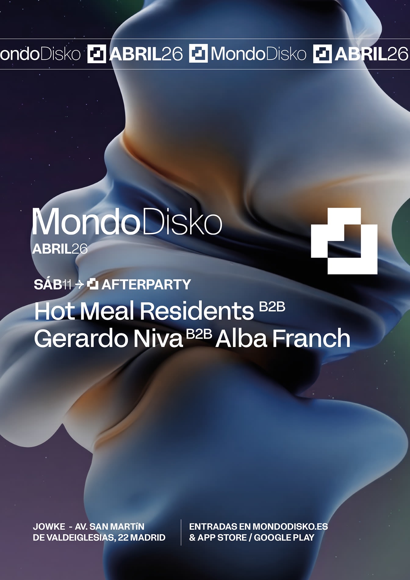 Afterparty: Hot Meal Residents B2b / Gerardo Niva B2b Alba Franch Cover