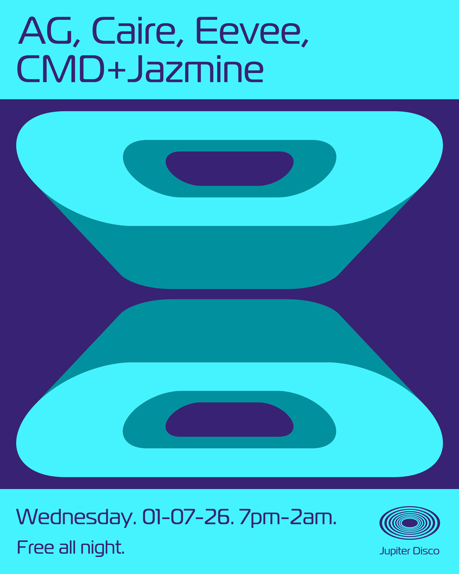 Ag, Caire, Eevee, Cmd+Jazmine Cover