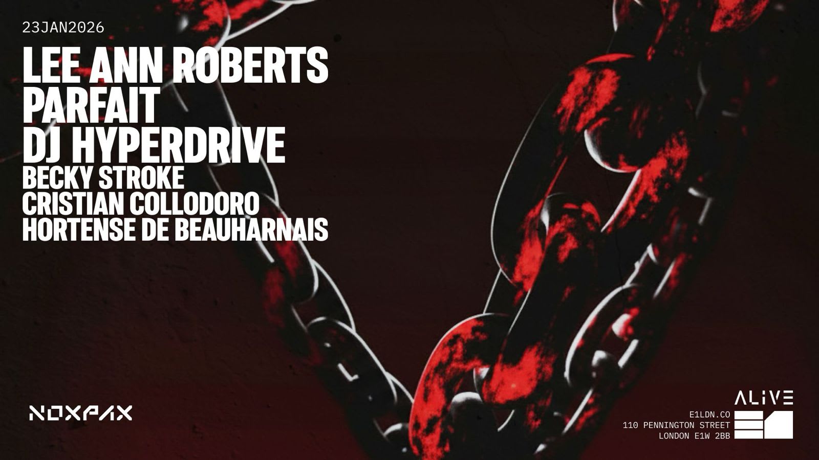 Alive: Lee Ann Roberts, Parfait, Dj Hyperdrive Cover