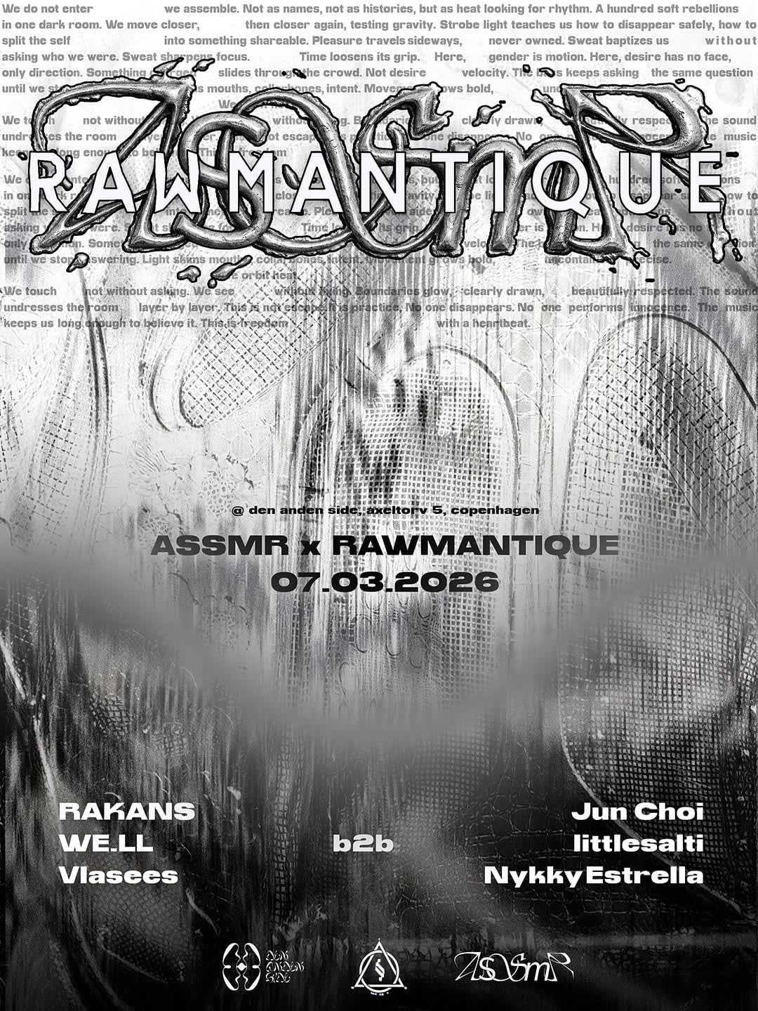 A.S.S.M.R Invites Rawmantique Cover