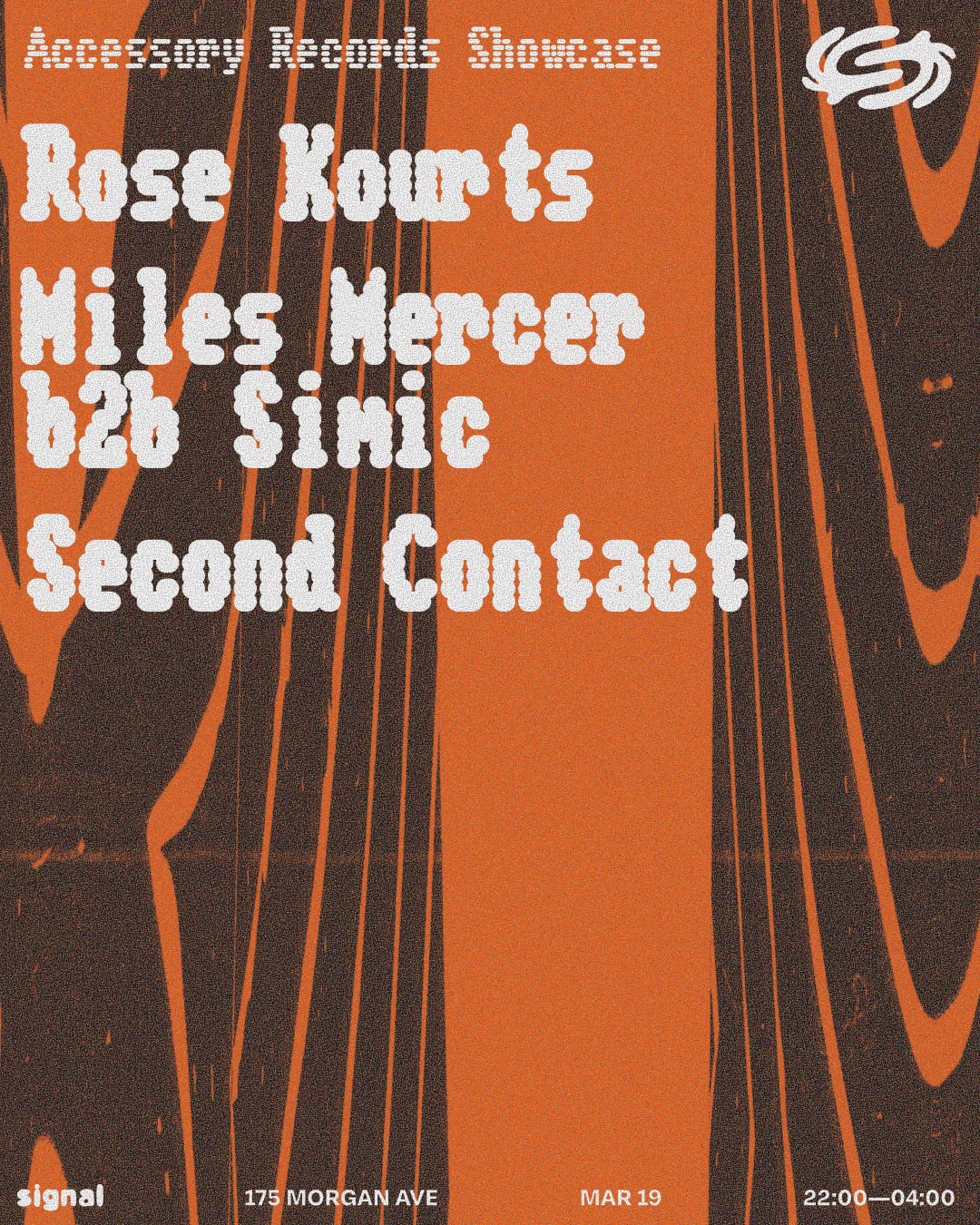 Accessory Records Showcase: Rose Kourts, Miles Mercer B2b Simic, Second Contact Cover