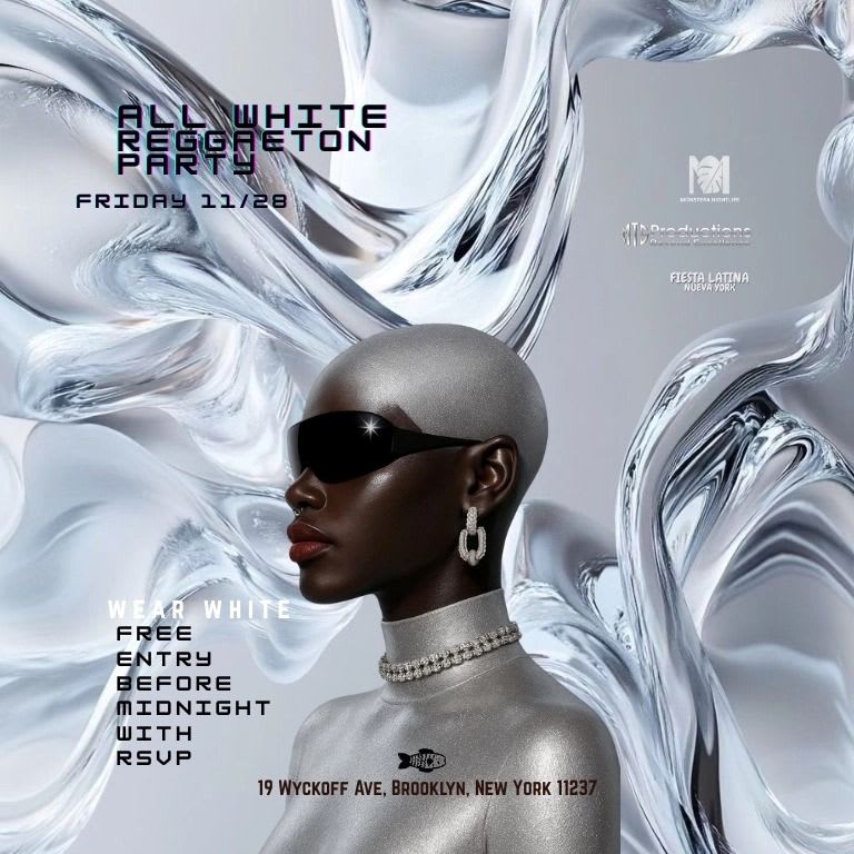 All White Reggaeton Party In Bushwick – Friday, November 28 Cover