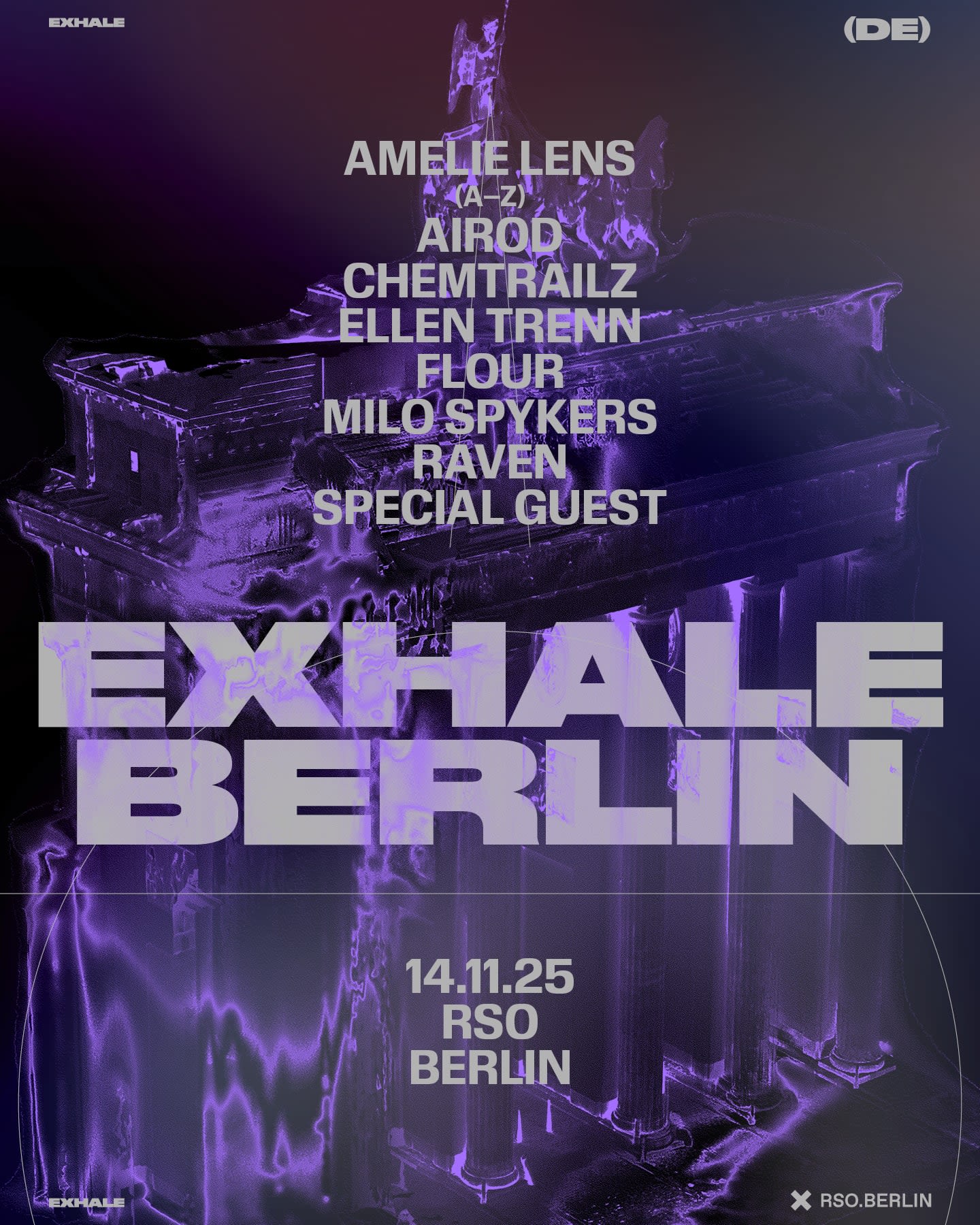 Amelie Lens Presents Exhale Berlin Cover