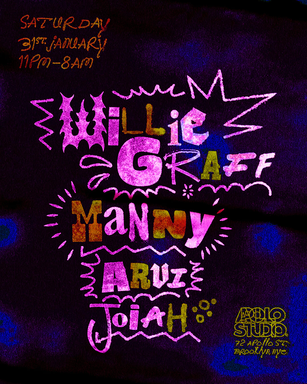 Apollo Studio With Willie Graff & Friends Cover