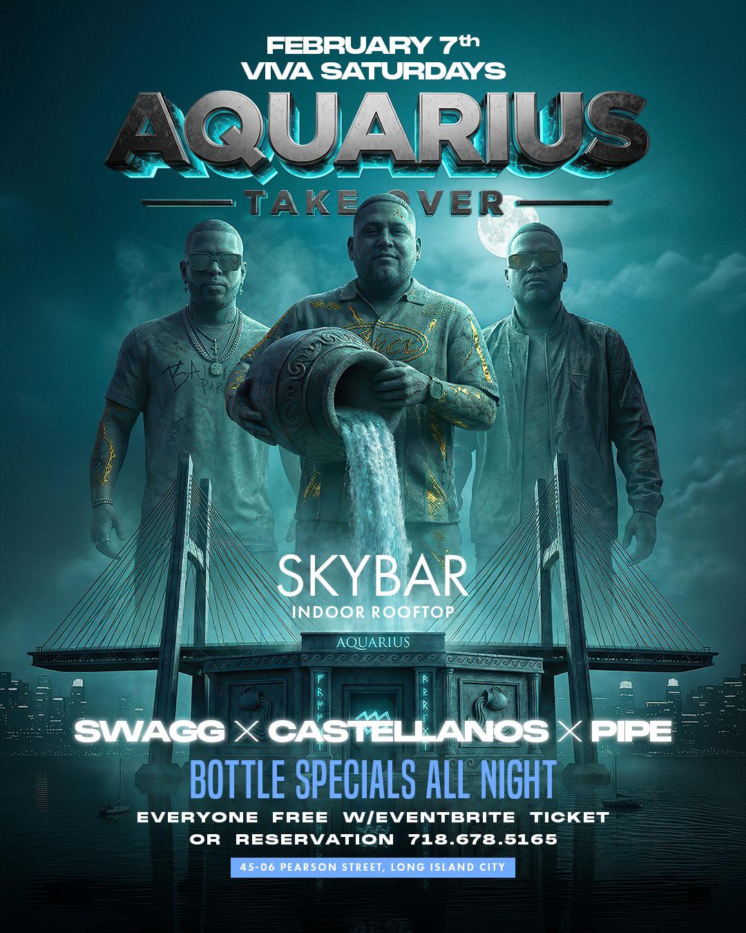 Aquarius Take Over – Viva Saturdays At Skybar Rooftop Cover