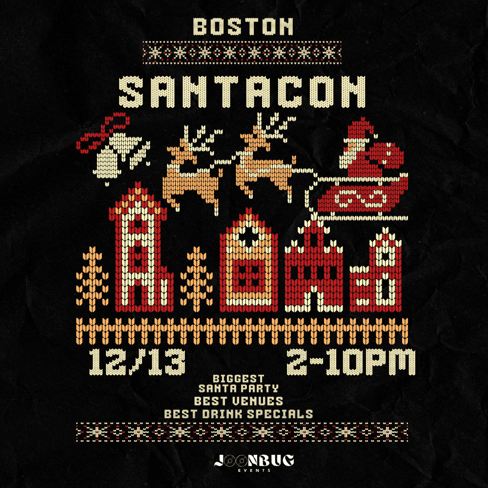 Bostons Faneuil Hall's Santacon Bar Crawl 2025 Cover
