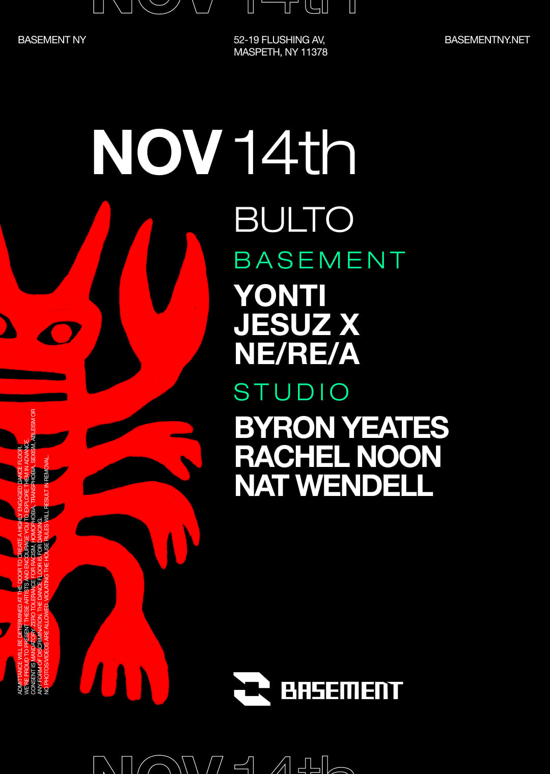 Bulto: Yonti / Jesuz X / Ne/Re/A / Byron Yeates / Rachel Noon / Nat Wendell Cover