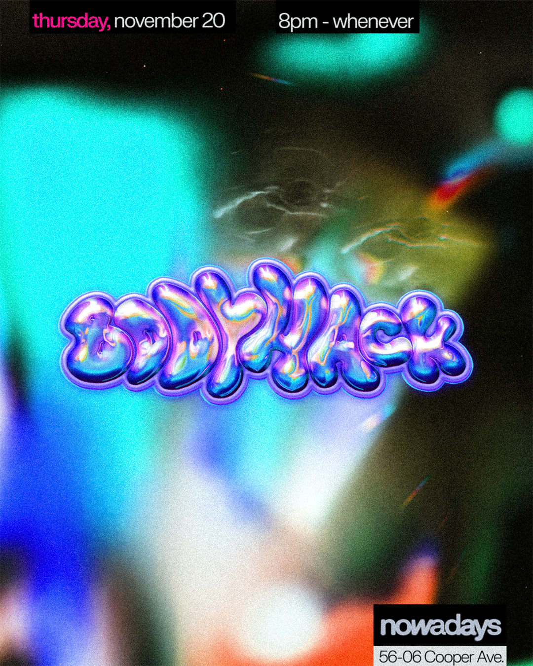 Body Hack Presents: The Queer+Art Annual Party Cover