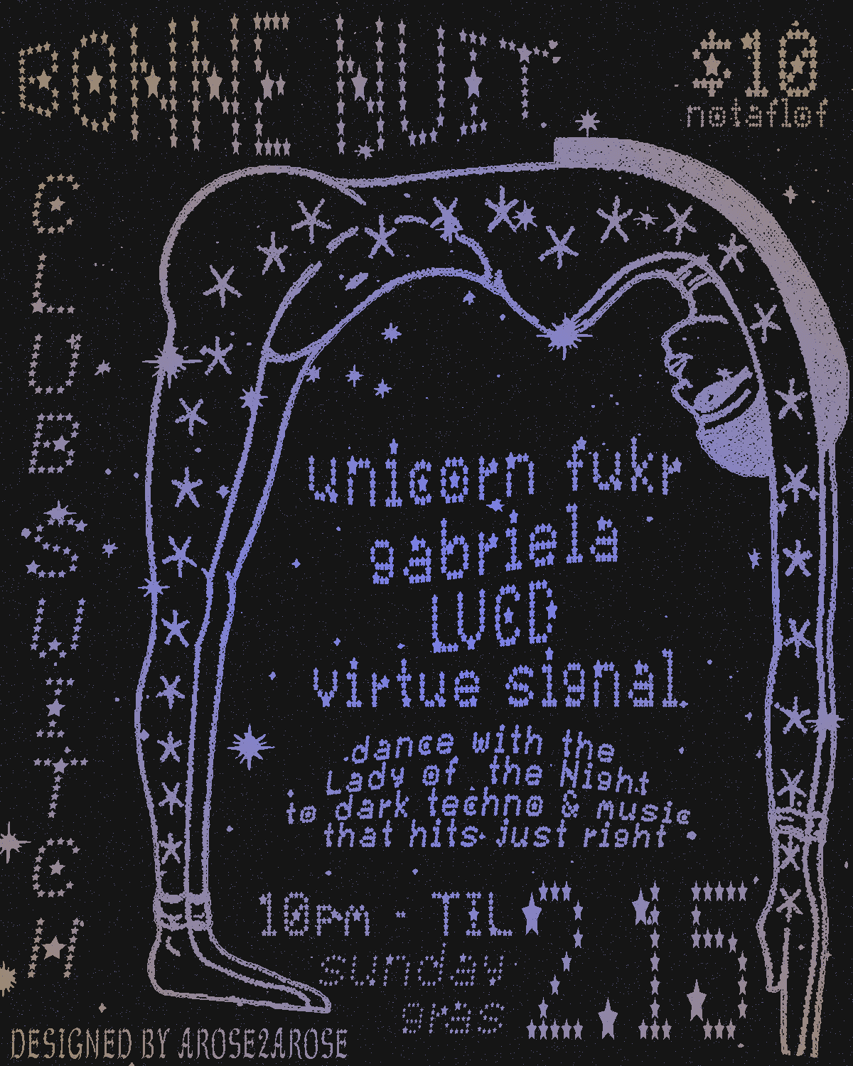 Bonne Nuit Feat. Unicorn Fukr, Gabriela, Lvcd, Virtue_Signal Cover