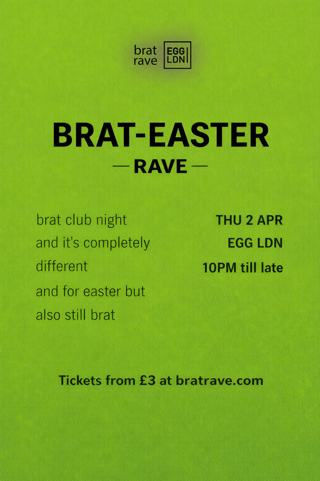 Brat-Easter Rave Cover