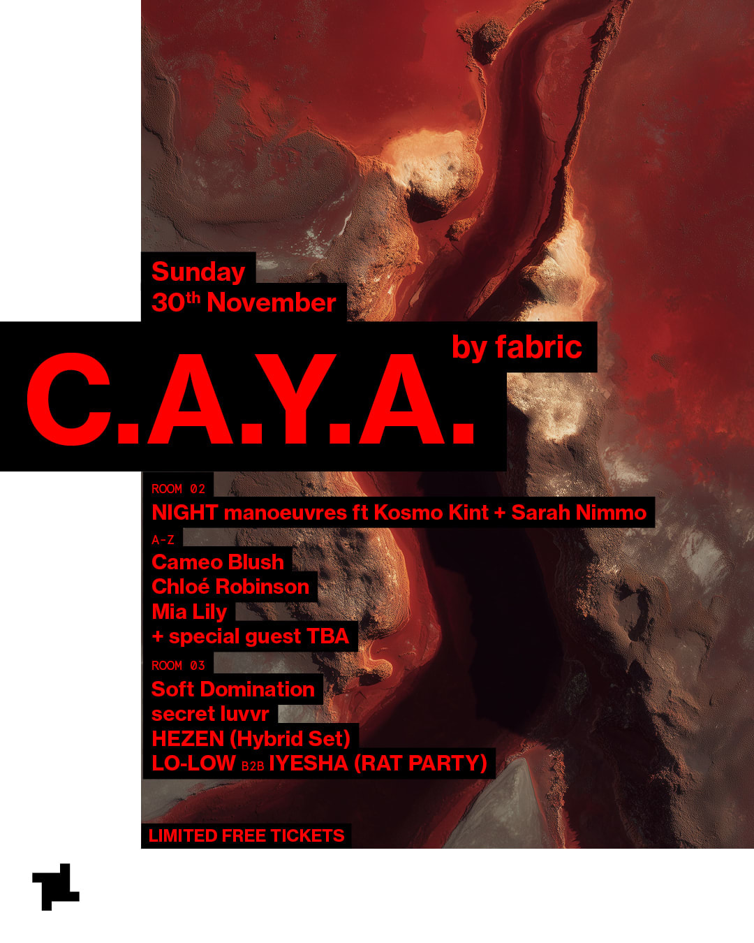 Caya By Fabric: Night Manoeuvres (Extended Set), Chloe Robinson, Secret Luvvr, Lo-Low Cover