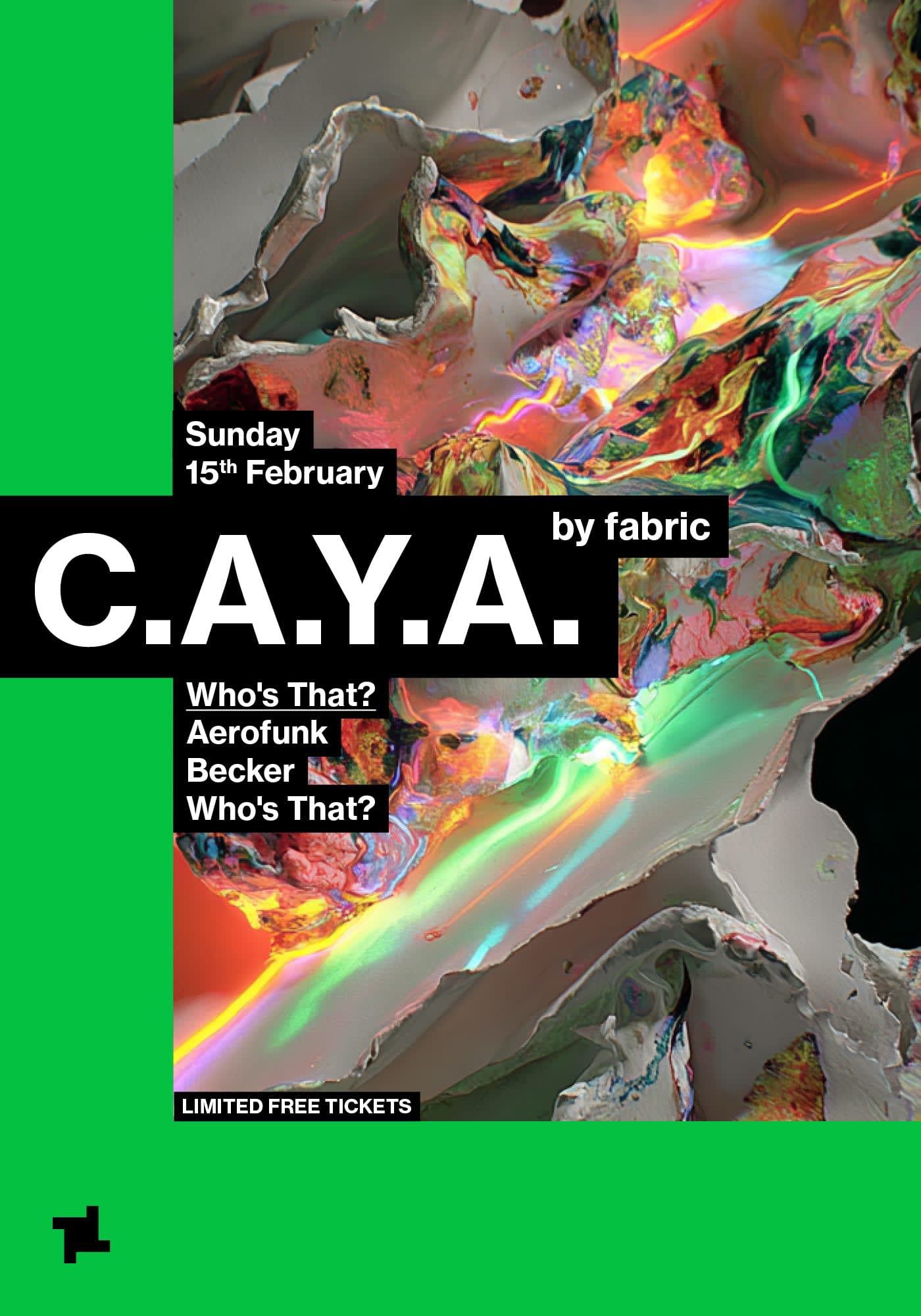 Caya By Fabric: Who's That - Aerofunk, Becker, Who's That Cover