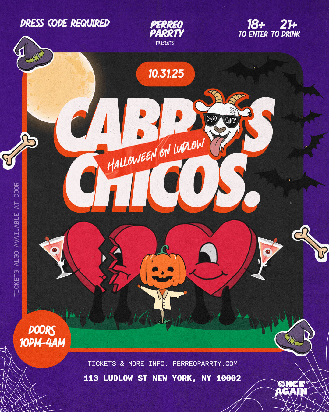 Cabros Chicos - Halloween On Ludlow - Dance Party In Nyc (18+) Cover