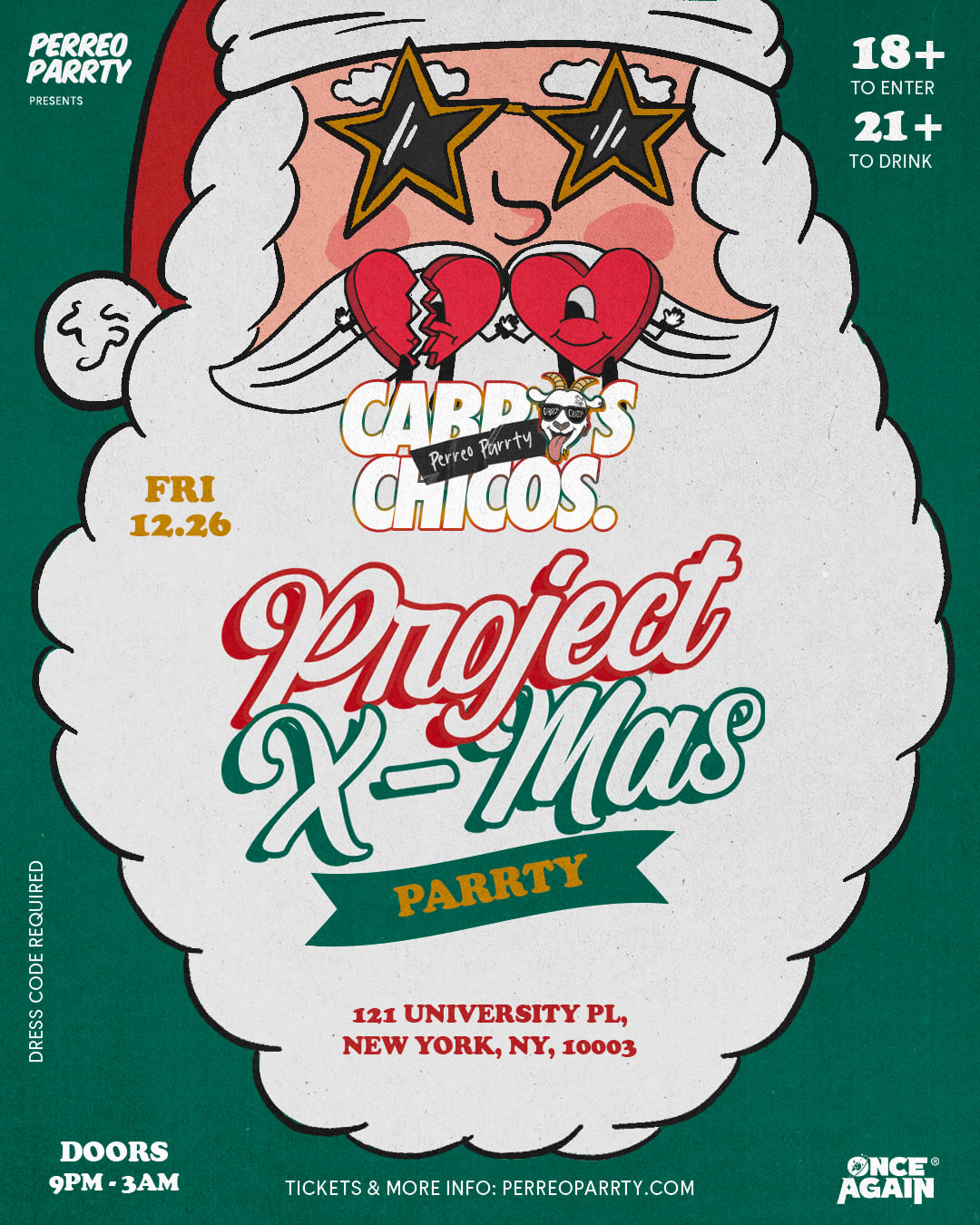 Cabros Chicos - Project X-Mas - Latin Dance Party (18+) Cover