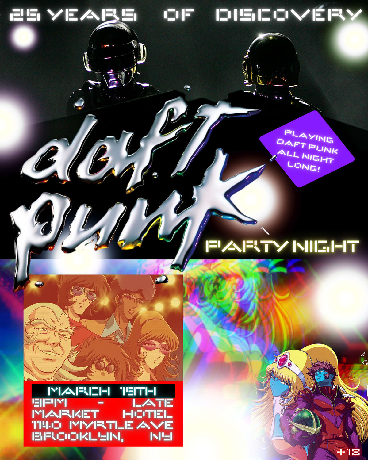 Daft Punk Party: 25 Years Of Discovery Cover