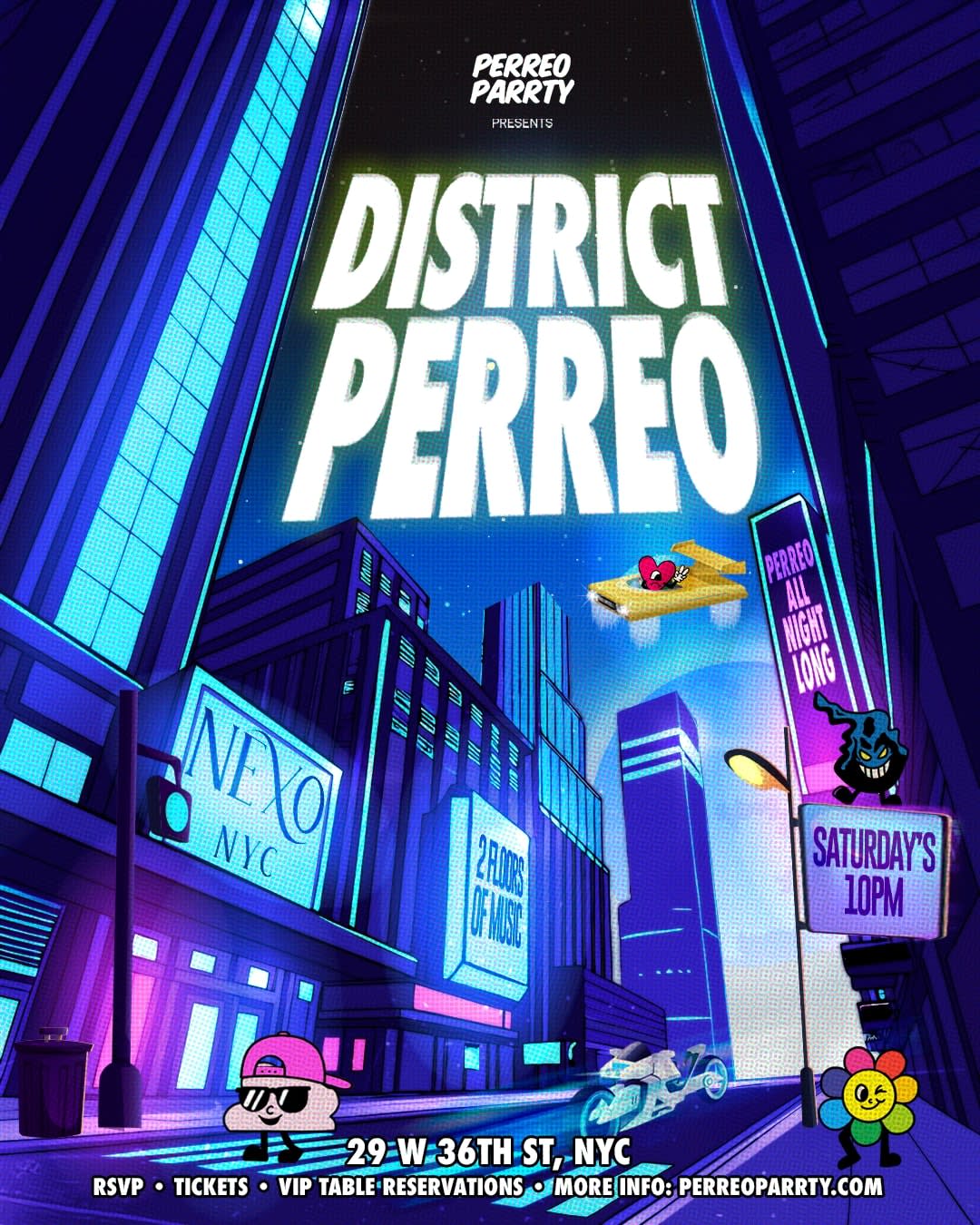 District Perreo - Latin & Reggaeton Dance Party - Nexo Club Nyc Cover