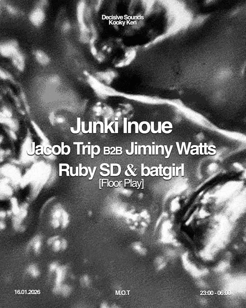 Decisive Sounds X Kooky Ken: Junki Inoue + More Cover