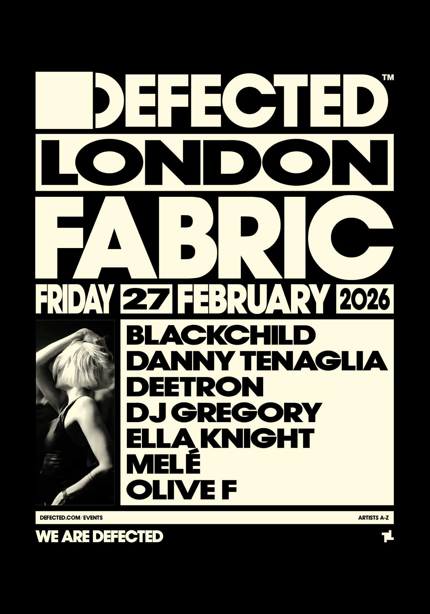 Defected: Danny Tenaglia, Blackchild, Deetron, Dj Gregory, Ella Knight, Melé, Olive F Cover