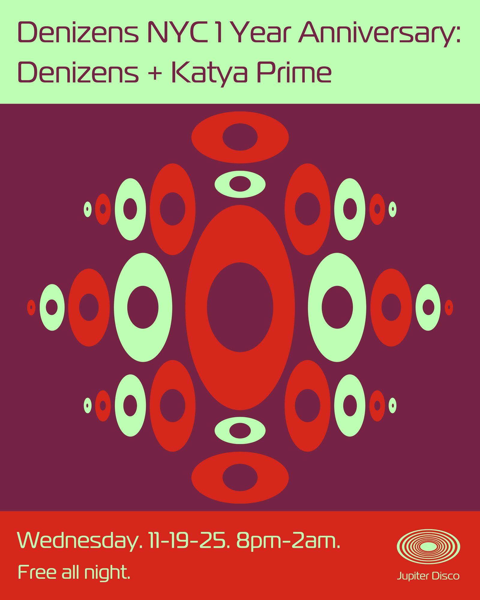 Denizens Nyc - 1 Year Anniversary Cover